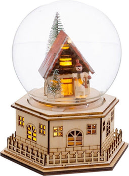 Christmas Kerstversiering Natuurlijk Hout 15 X 13 X 17 Cm