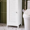 SoBuy FRG236-WN - Badkamerkast - 2 deuren 1 la - Wit