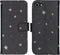 iMoshion Hoesje Geschikt voor iPhone SE (2022) / SE (2020) / 8 / 7 Hoesje Met Pasjeshouder - iMoshion Design Softcase Bookcase - Goud / Zwart / Stars Gold