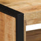 vidaXL - Schoenenbank - 100x40x50 - cm - Massief - Ruig - Mango