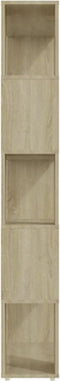 vidaXL-Boekenkast/kamerscherm-80x24x155-cm-spaanplaat-sonoma-eiken