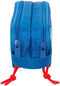 Safta Superman - Dubbele Etui - 2 Compartimenten - Blauw