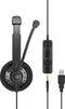 EPOS Sennheiser Impact SC 75 - Headset - Geoptimaliseerd voor communicatie en multimedia - Zwart