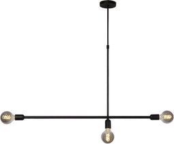 Atmooz - Hanglamp Dots S - E27 - Industrieel - Woonkamer / Slaapkamer / Eetkamer - Plafondlamp - Zwart - Metaal - Hoogte : 95cm