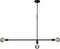Atmooz - Hanglamp Dots S - E27 - Industrieel - Woonkamer / Slaapkamer / Eetkamer - Plafondlamp - Zwart - Metaal - Hoogte : 95cm