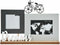 Fotolijstje Dreams Fiets Wit Zwart Grijs Hout 6 x 27 x 37,5 cm (6 Stuks)