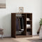 vidaXL - Kledingkast - 77x48x102 - cm - bewerkt - hout - bruin - eikenkleurig