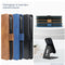 Rosso Element - 2-in-1 Hoesje - Book Case en Back Cover - Zwart