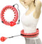 Innovagoods Verstelbare Fitness Hoelahoep met Gewicht - Hula Hoop Fitness - 360º Massage-effect - Roze
