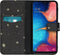 iMoshion Hoesje Geschikt voor Samsung Galaxy A20e Hoesje Met Pasjeshouder - iMoshion Design Softcase Bookcase - Goud / Meerkleurig / Zwart / Stars Gold