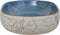 vidaXL - Opzetwasbak - ovaal - 59x40x14 - cm - keramiek - zandkleurig - en - blauw