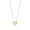TI SENTO Dames Ketting - 925 zilver - Parel met geel verguld - Maat 42 - 34031YP