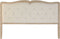 Hoofdbord DKD Home Decor Beige Polyester Ek (180 x 10 x 120 cm)