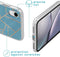 iMoshion Hoesje Geschikt voor iPhone Xr Hoesje Siliconen - iMoshion Design hoesje - Blauw / Goud / Blue Graphic