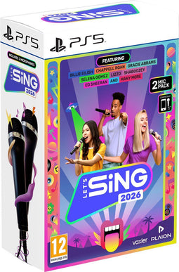 Plaion Let's Sing 2026 - PS5 - Inclusief 2 microfoons