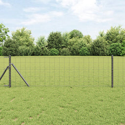 vidaXL - Eurohek - Grijs - 0.6x50 - m - Staal