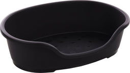 Mand Tuck - Ovaal - Antislip bodem en ventilatiegaten - Zwart L 81x51x24cm