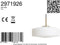 vtwonen Hanglamp Pleat - Glazen hanglamp - Ø30cm - Retro - Wit