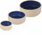 TRIXIE VOERBAK KERAMIEK CRÈME / BLAUW