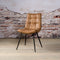 SIDD Navarra sidechair - fabric T-cognac