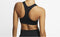 Nike Dri-FIT Swoosh - Sportbeha Dames - Nonpadded - Black/White - Maat XL