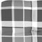 vidaXL - Palletkussen - 70x70x12 - cm - stof - ruitpatroon - grijs