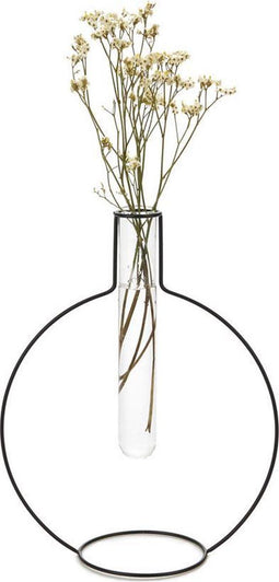 Vaas Rond Silhouette XL Zwart 27 x 21 x 10 cm