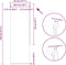 vidaXL - Rolgordijn - 45x130 - cm - verduisterend - 45x130 - cm - stofbreedte - 40,7cm