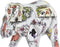 Decoratieve figuren DKD Home Decor Olifant Wit Hars Multicolour (11 x 5 x 9 cm)