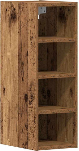 vidaXL - Hangkast - 20x29,5x60 - cm - bewerkt - hout - oud - houtkleurig
