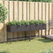 vidaXL - Plantenbakken - met - schap - 2 - st - 90x40x75 - poly - rattan - zwart