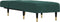 vidaXL - Chaise - longue - fluweel - donkergroen
