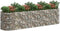vidaXL - Gabion - plantenbak - verhoogd - 400x100x100 - cm - gegalvaniseerd - ijzer