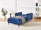 Chaise longue ABERDEEN Fluweel Blauw