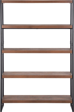 Boekenkast met 4 planken TIFTON 155 cm Donkerbruin