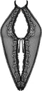 Obsessive Open Body met Strikje – Erotische Body – Maat S/M – Zwart