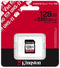 Kingston Canvas React Plus V60 - microSDXC UHS-II 128GB - Leessnelheid 280 MB/s - Schrijfsnelheid 150 MB/s