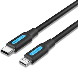 Vention COVBG USB-kabel USB 2.0 1,5 m Micro-USB B USB C Zwart