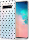iMoshion Hoesje Geschikt voor Samsung Galaxy S10 Hoesje Siliconen - iMoshion Design hoesje - Transparant / Zwart / Hearts All Over Black