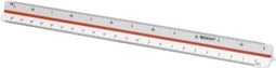 Westcott schaalstok - 30cm - schaal 1:20/25/33,33/50/75/100 - AC-E10161