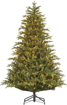 Black Box Trees Kunstkerstboom Felton - 142x142x215 cm - PVC/hardnaald - Groen
