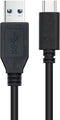 USB A to USB C Cable NANOCABLE 10.01.4002 2 m Black