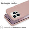iMoshion Hoesje Geschikt voor iPhone 14 Pro Hoesje Siliconen - iMoshion Color Backcover - lichtroze