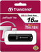 Transcend JetFlash 700 - USB-stick - 16 GB - Zwart
