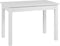 MORA Breidbare tabel - 1 40 cm verlenging inbegrepen - 110/150 x 75 x 70 cm - Witte kleur