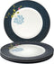 Laura Ashley Heritage Collectables Borden set van 4 - Dinerborden - Ø 26cm - Midnight Candy Stripe