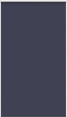 vidaXL - Rolgordijn - verduisterend - 130x210 - cm - stofbreedte - 126,6 - cm - blauw