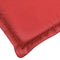 vidaXL - Ligbedkussen - 200x60x3 - cm - oxford - stof - rood