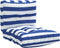 vidaXL - Palletkussens - 2 - st - stof - gestreept - wit - en - blauw