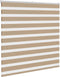 vidaXL - Zebra - Blind - 145x150 - cm - stofbreedte - 140,9 - cm - polyester - zandbruin